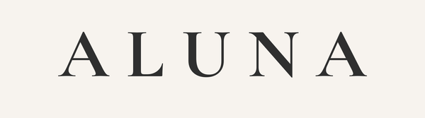Aluna premium Korean skincare brand logo